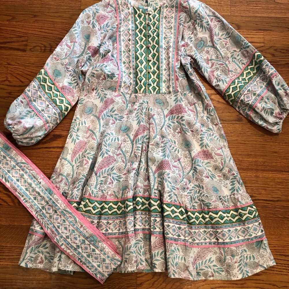 Sue Sartor Flounce Shorty Dress
